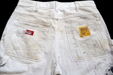 画像5: Dickiesディッキーズ Cloverdale Paint ペンキ飛び コットン ペインターパンツ 生成り W32★09 (5)
