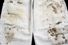 画像7: Dickiesディッキーズ SHERWIN-WILLIAMS ペンキ飛び コットン ペインターパンツ 白 W34 L34★01 (7)
