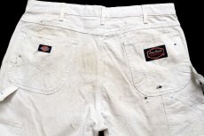 画像5: Dickiesディッキーズ Dunn Edwards PAINTS ペンキ飛び コットン ペインターパンツ 白 W38 L30★08 (5)