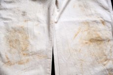画像7: Dickiesディッキーズ 汚れ コットン ペインターパンツ 生成り W36 L30★20 (7)