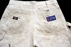 画像5: Dickiesディッキーズ SHERWIN-WILLIAMS ペンキ飛び コットン ペインターパンツ 生成り W32★05 (5)