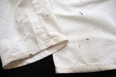 画像8: Dickiesディッキーズ ペンキ飛び ペインターパンツ 白 W34 L32★21 (8)