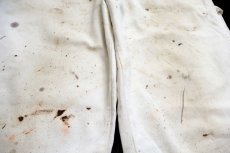 画像7: Dickiesディッキーズ ペンキ飛び ペインターパンツ 白 W34 L32★21 (7)
