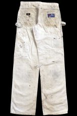 画像3: Dickiesディッキーズ SHERWIN-WILLIAMS ペンキ飛び コットン ペインターパンツ 生成り W32 L34★04 (3)