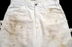 画像4: Dickiesディッキーズ SHERWIN-WILLIAMS ペンキ飛び コットン ペインターパンツ 白 W34★03 (4)