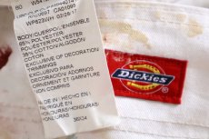 画像6: Dickiesディッキーズ ペンキ飛び ペインターパンツ 白 W36 L34★18 (6)