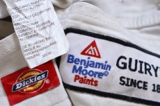画像6: Dickiesディッキーズ GUIRY'S Benjamin Moore Paints パッチ付き ペンキ飛び コットン ペインターパンツ 生成り W30 L30★12 (6)