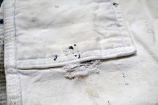 画像9: Dickiesディッキーズ SHERWIN-WILLIAMS ペンキ飛び コットン ペインターパンツ 生成り W32 L34★04 (9)