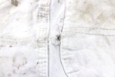 画像8: Dickiesディッキーズ SHERWIN-WILLIAMS ペンキ飛び コットン ペインターパンツ 白 W34★03 (8)