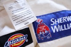 画像6: Dickiesディッキーズ SHERWIN-WILLIAMS ペンキ飛び コットン ペインターパンツ 白 W32 L30★06 (6)