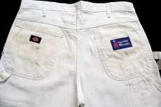 画像5: Dickiesディッキーズ SHERWIN-WILLIAMS ペンキ飛び コットン ペインターパンツ 白 W34★03 (5)