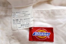 画像6: 00s Dickiesディッキーズ ペンキ飛び ダブルニー コットン ペインターパンツ 生成り W36 L30★14 (6)