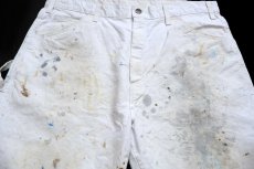 画像4: Dickiesディッキーズ Dunn Edwards PAINTS ペンキ飛び コットン ペインターパンツ 白 W38 L30★07 (4)