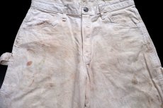 画像4: Dickiesディッキーズ SHERWIN-WILLIAMS 汚れ コットン ペインターパンツ 生成り W30 L30★24 (4)