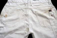 画像5: Dickiesディッキーズ ペンキ飛び ペインターパンツ 白 W36 L34★19 (5)