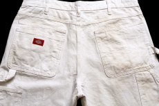 画像5: Dickiesディッキーズ 汚れ コットン ペインターパンツ 生成り W36 L30★20 (5)