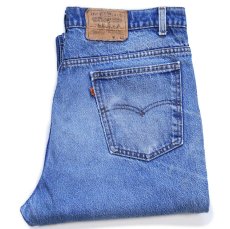 画像1: 80s USA製 Levi'sリーバイス 517 ダメージ デニムパンツ W38 L31★122 ブーツカット (1)
