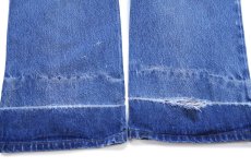 画像10: 80s USA製 Levi'sリーバイス 517 ダメージ デニムパンツ W38 L31★122 ブーツカット (10)