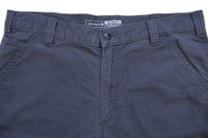 画像3: carharttカーハート CANVAS WORK SHORT ストレッチ キャンバス ペインター ショートパンツ グレー W36★ショーツ (3)