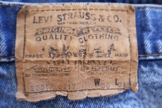 画像6: 80s USA製 Levi'sリーバイス 517 ダメージ デニムパンツ W38 L31★122 ブーツカット (6)