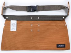 画像2: 新品★carharttカーハート Firm Duck Half Apron ダック地 ワークエプロン 茶 S-M (2)