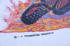 画像4: 80s SUPERCROSS モトクロス Miller Coca-Colaコカコーラ TOYOTA TRUCKS AMA 協賛 袖プリント コットン 長袖Tシャツ 白 L (4)