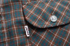画像5: 70s Levi's SPORTSWEAR リーバイス BIGE チェック シャツ M (5)