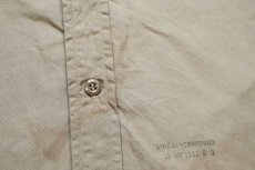 画像5: 50s Flying Cross 無地 コットンポプリン シャツ カーキ 15 (5)
