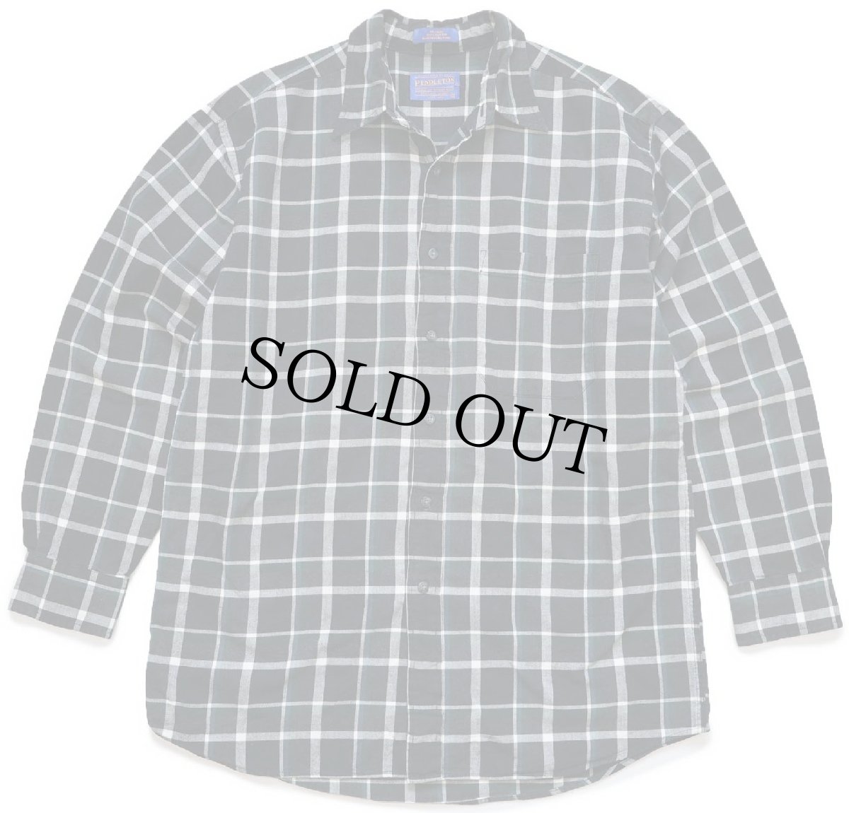画像1: 00s PENDLETON ペンドルトン チェック コットンシャツ M (1)