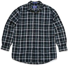 画像1: 00s PENDLETON ペンドルトン チェック コットンシャツ M (1)