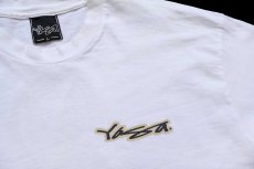 画像3: 90s USA製 Yaga アンク ピースマーク ロゴ コットン 長袖Tシャツ 白 L (3)