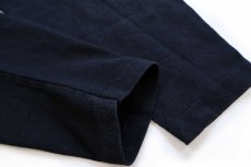 画像7: 90s USA製 IPNC 刺繍 ヘンリーネック コットン 長袖Tシャツ 黒 XL (7)