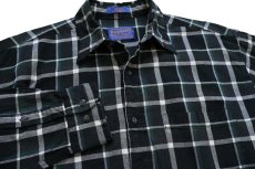画像3: 00s PENDLETON ペンドルトン チェック コットンシャツ M (3)