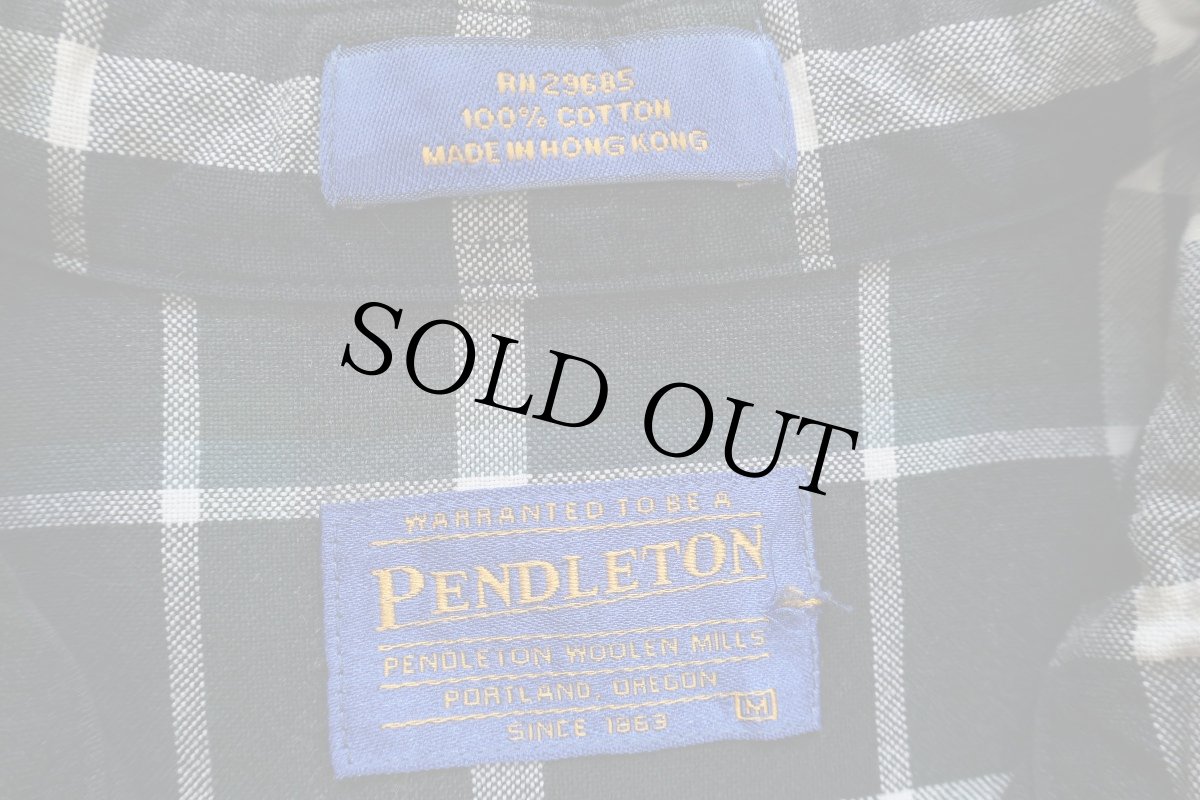 画像4: 00s PENDLETON ペンドルトン チェック コットンシャツ M (4)