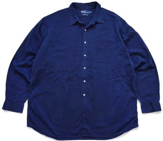 00s ポロ ラルフローレン ADAMS モンステラ柄 オープンカラー レーヨン