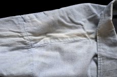 画像7: 70s USA製 Sears Work Leisure WHEELER INTERNATIONAL パッチ付き コットン グレーシャンブレーシャツ M (7)