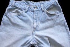 画像4: 70s USA製 Levi'sリーバイス 684 デニムパンツ W30 L34★ベルボトム ビッグベル (4)