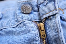 画像8: 70s USA製 Levi'sリーバイス 684 ダメージ デニムパンツ W34★ベルボトム ビッグベル (8)