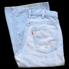 画像1: 70s USA製 Levi'sリーバイス 684 デニムパンツ W30 L34★ベルボトム ビッグベル (1)