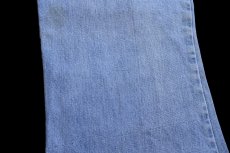 画像9: 70s USA製 Levi'sリーバイス 684 ダメージ デニムパンツ W34★ベルボトム ビッグベル (9)