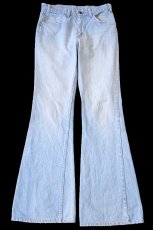 画像2: 70s USA製 Levi'sリーバイス 684 デニムパンツ W30 L34★ベルボトム ビッグベル (2)