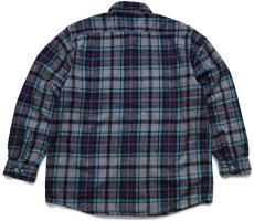 画像2: 80s USA製 MIGHTY-MAC チェック コットン フランネルシャツ T-XL (2)