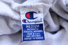画像6: 90s USA製 Championチャンピオン スクリプト ロゴ刺繍 スウェットパンツ 杢ライトグレー M (6)