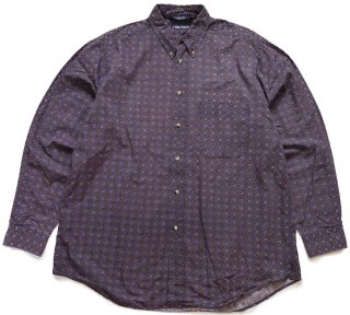 50s UNKNOWN 無地 コットン フットボールTシャツ ナス紺 フェード