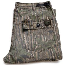 画像1: 90s USA製 LIBERTY REALTREE リアルツリーカモ コットン リップストップ カーゴ ハンティングパンツ L (1)