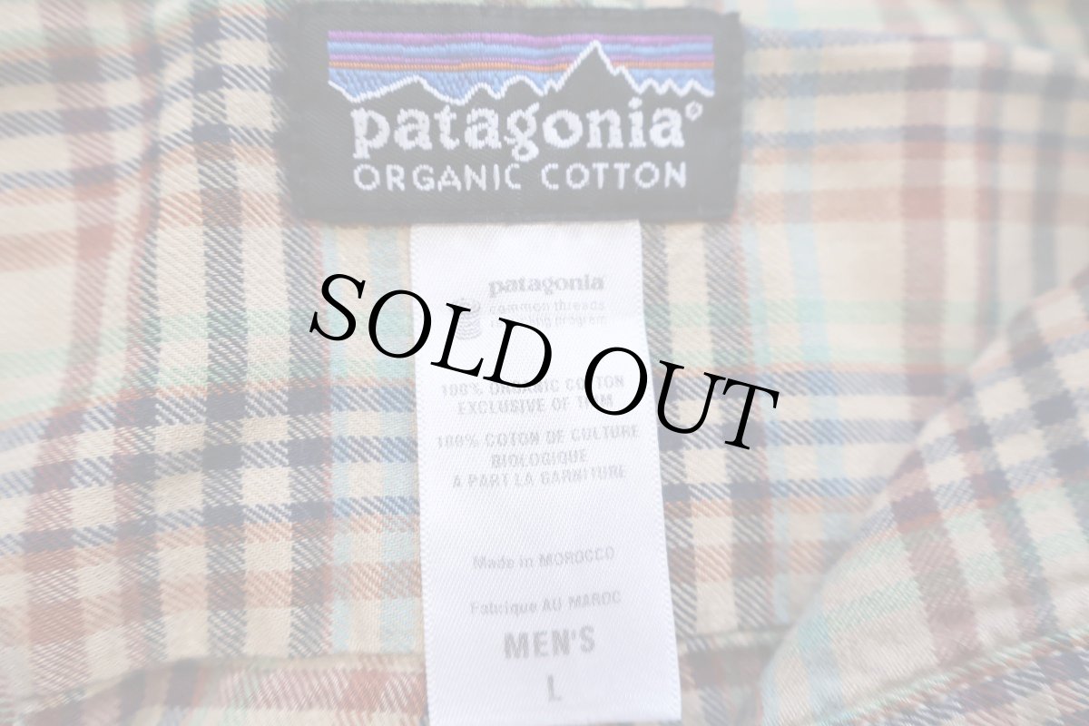 画像4: 00s patagoniaパタゴニア Pima Cotton Shirt チェック オーガニックコットンシャツ ERK L (4)