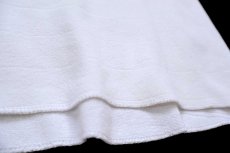 画像6: 80s USA製 Unity Sports Apparel ヘンリーネック 針抜き コットン アンダーシャツ 白 L (6)