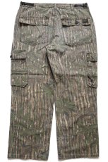 画像3: 90s USA製 LIBERTY REALTREE リアルツリーカモ コットン リップストップ カーゴ ハンティングパンツ L (3)