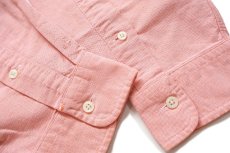画像6: 00s ラルフローレン CLASSIC FIT ワンポイント マチ付き ボタンダウン オックスフォード コットンシャツ ピンク XL (6)