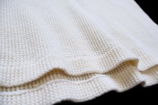 画像6: 90s USA製 WEEKENDS コットン 半袖サーマルシャツ ナチュラル XL (6)